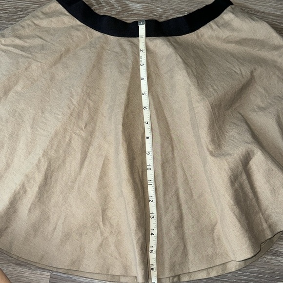 Alice + Olivia Tan & Black Blaise Mini Skirt - Size 6 - Picture 7 of 7
